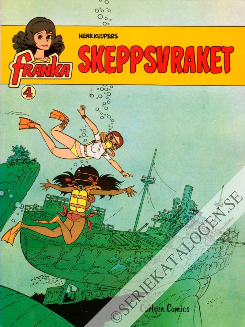 Framsida på Franka Skeppsvraket (1981)