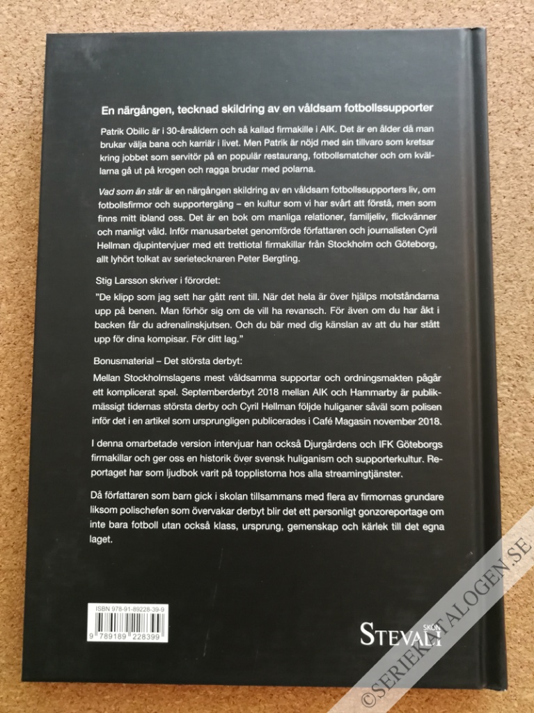 Baksida på Fotboll, familjen, våldet (2021)