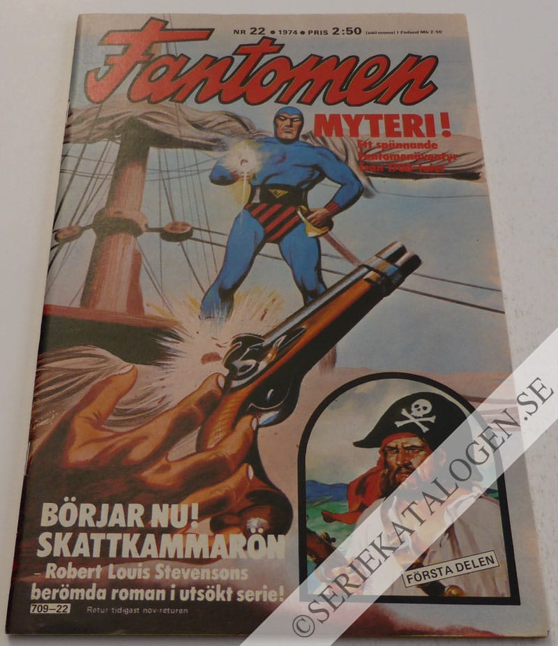 Framsida på Fantomen #22 (1974)