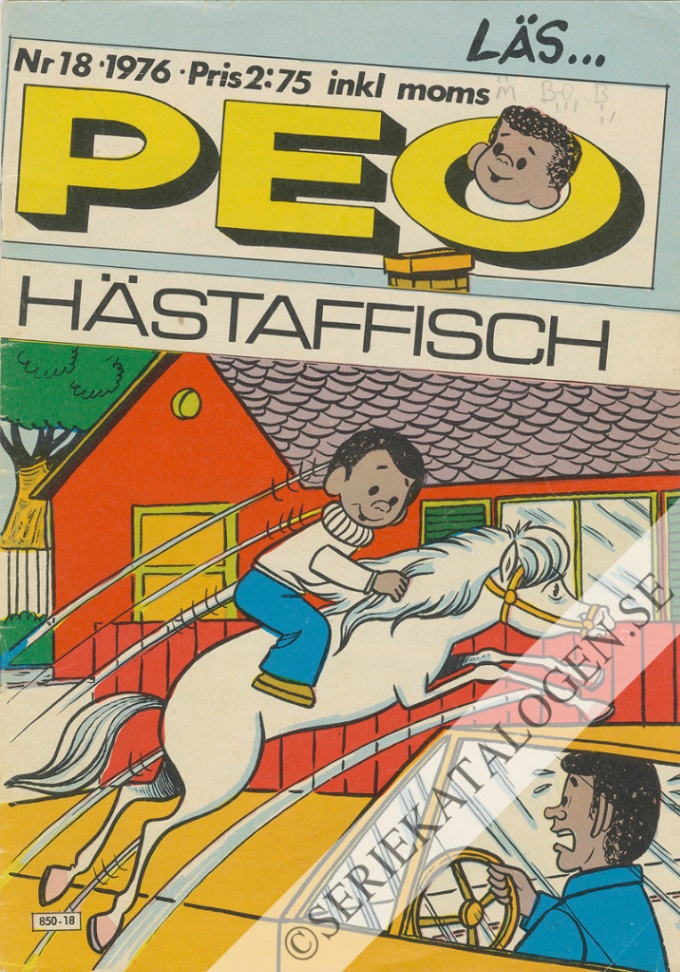 Framsida på Peo #18 (1976)