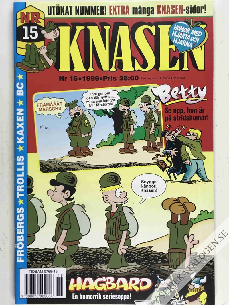 Framsida på Knasen #15 (1999)