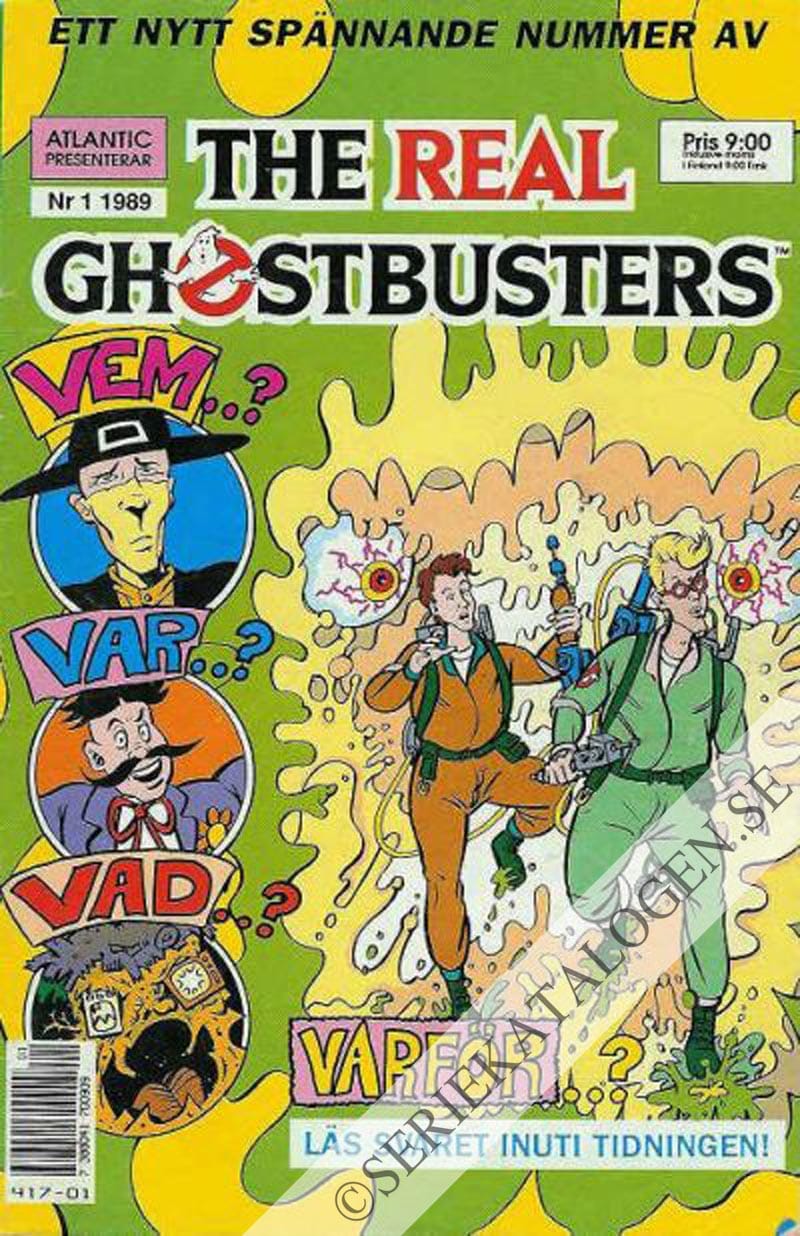Framsida på The real Ghostbusters #1 (1989)