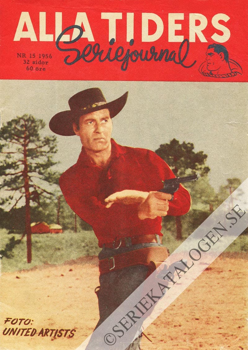 Framsida på Alla tiders seriejournal #15 (1956)