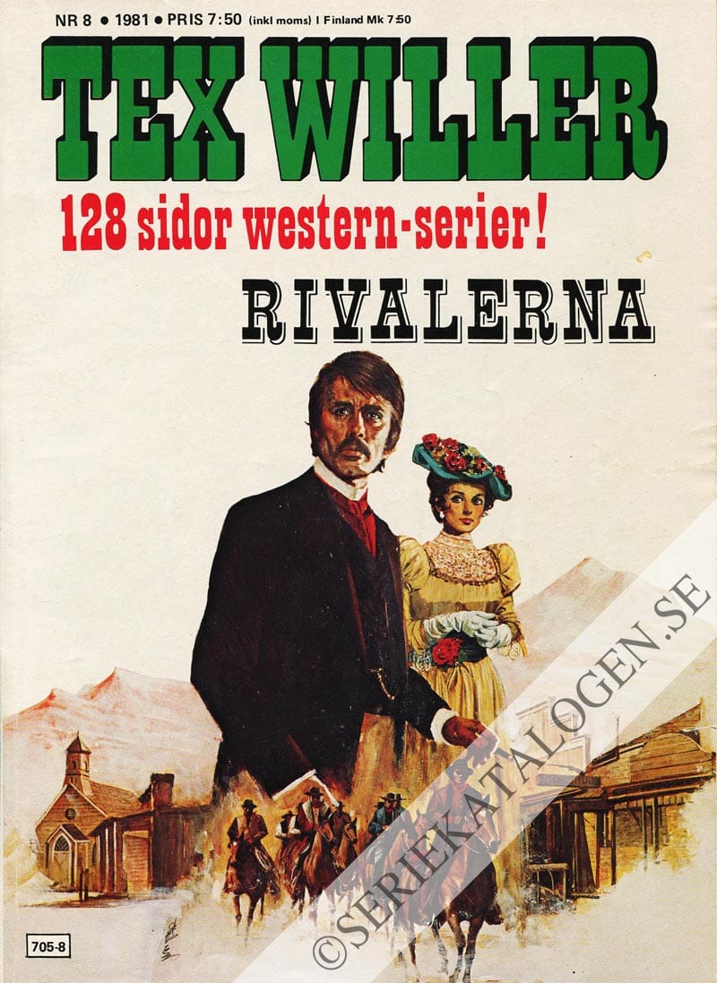 Framsida på Tex Willer #8 (1981)