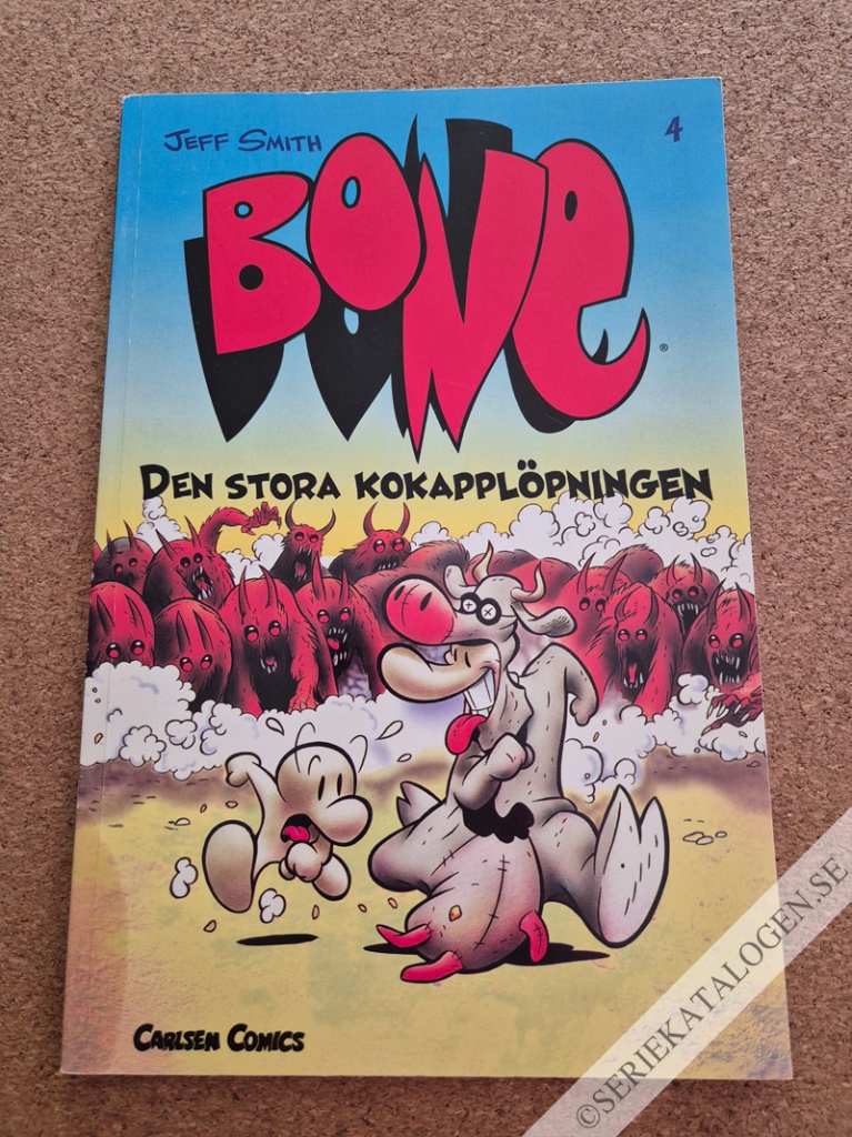 Framsida på Bone Den stora kokapplöpningen (1996)