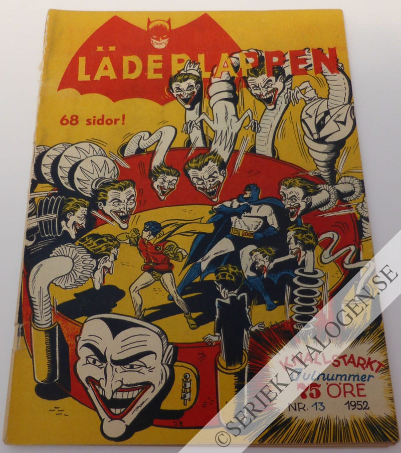 Framsida på Läderlappen och Robin #13 (1952)