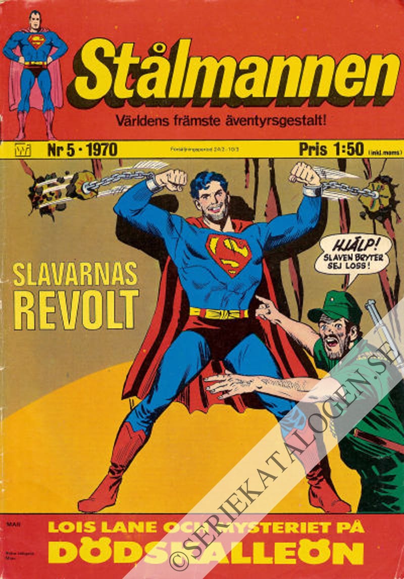 Framsida på Stålmannen #5 (1970)