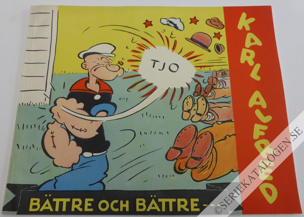 Framsida på Karl Alfred - bragder och äventyr Bättre och bättre ... (1938)