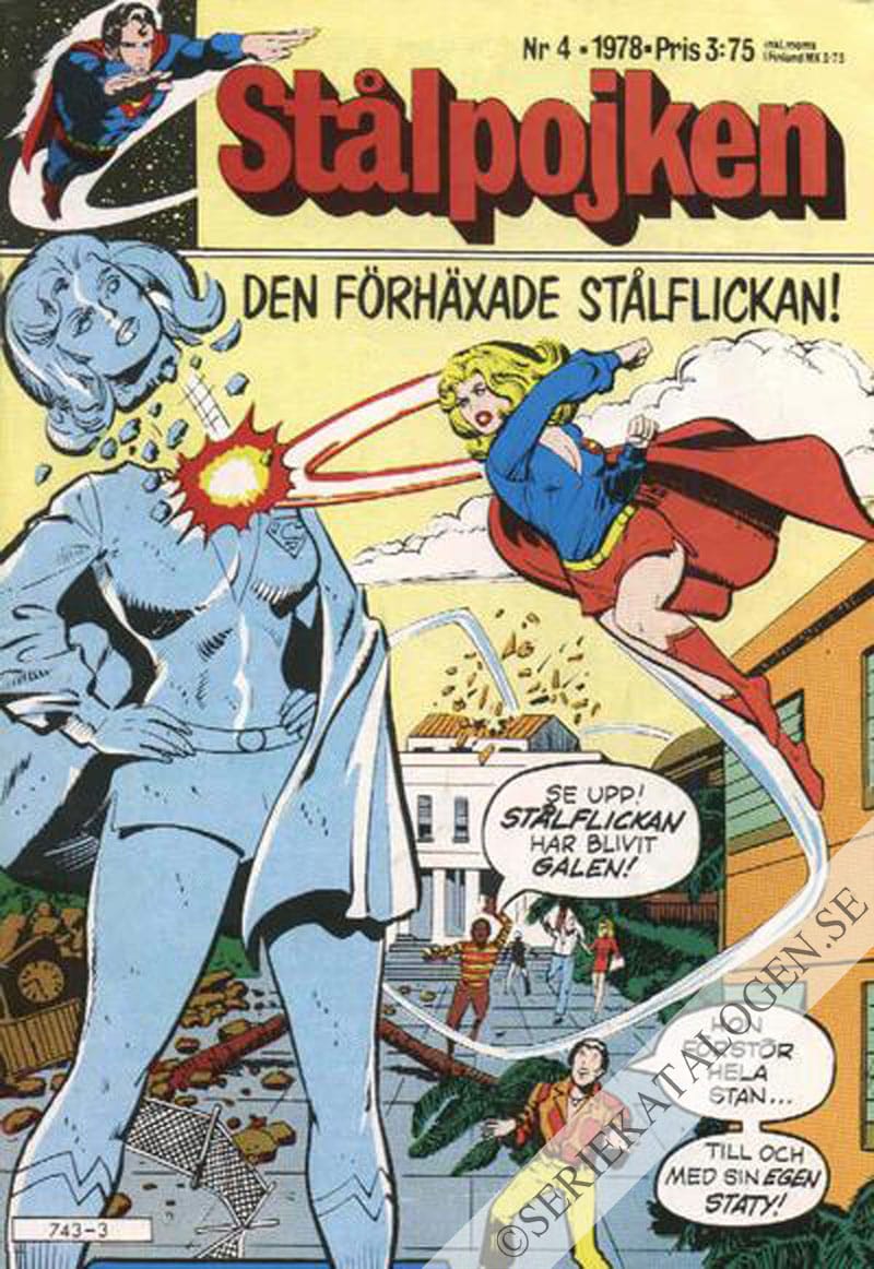 Framsida på Stålpojken #4 (1978)