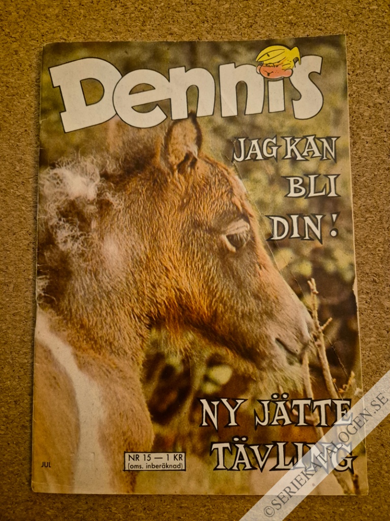 Framsida på Dennis #15 (1966)