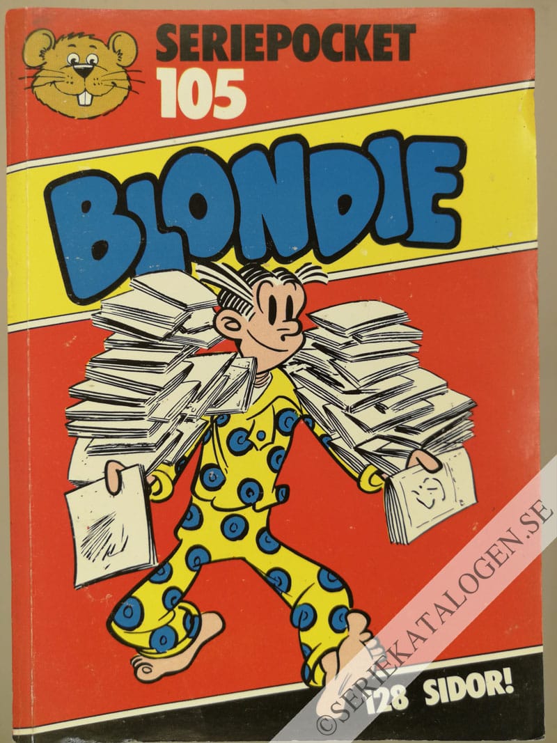 Framsida på Seriepocket #105 - Blondie (1981)