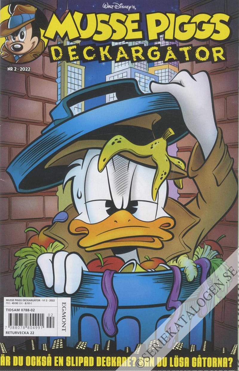 Framsida på Musse Piggs deckargåtor #2 (2022)