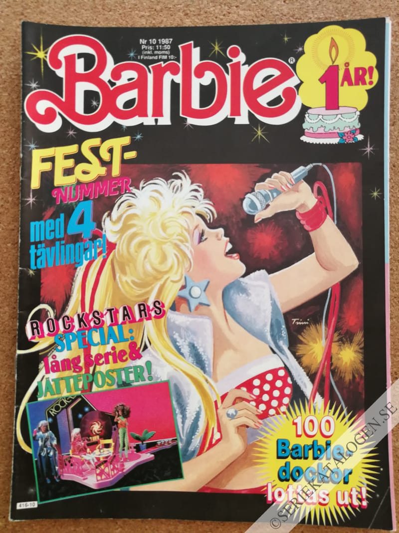 Framsida på Barbie #10 (1987)