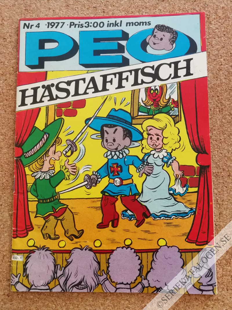 Framsida på Peo #4 (1977)