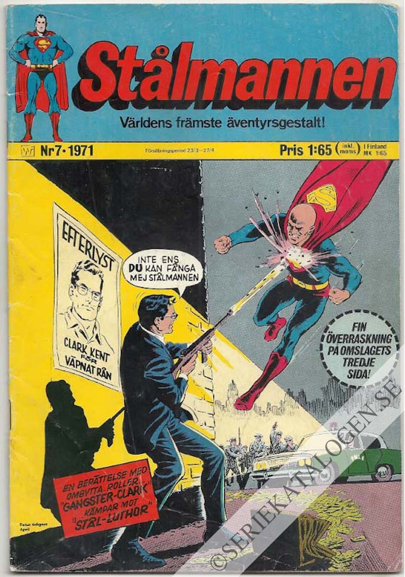 Framsida på Stålmannen #7 (1971)