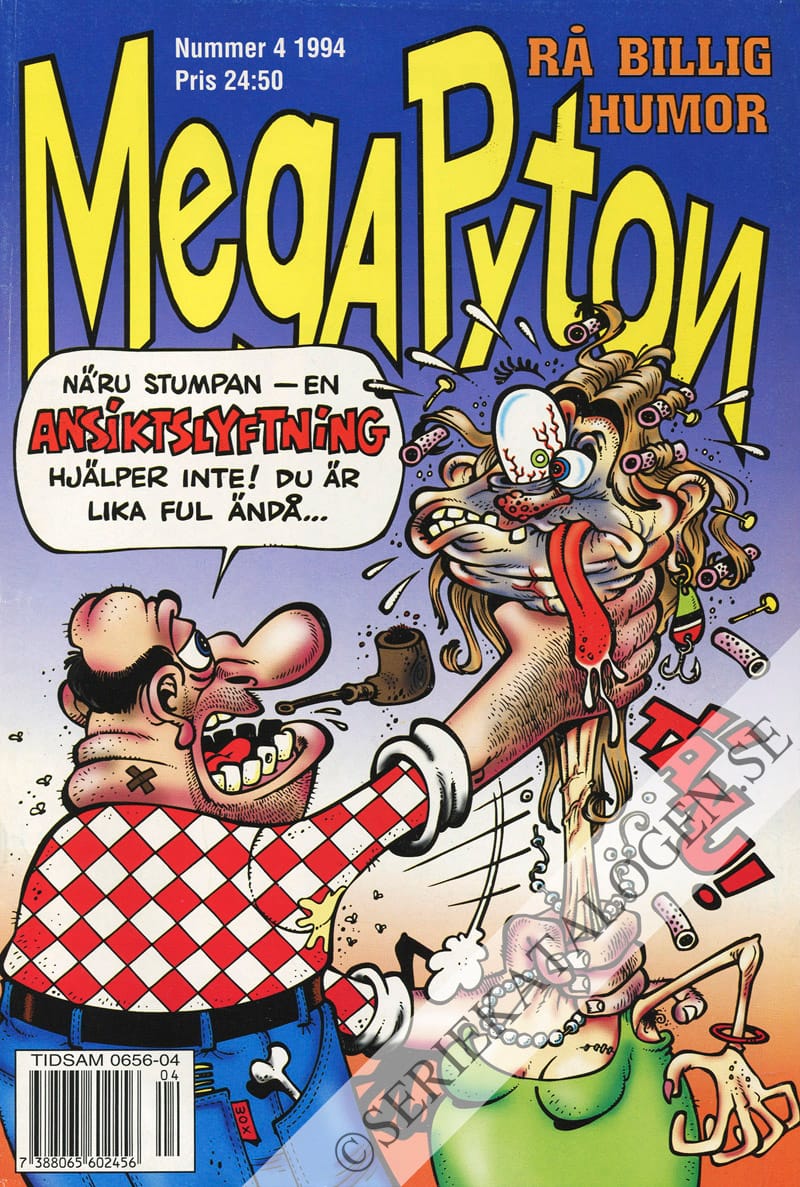 Framsida på MegaPyton #4 (1994)