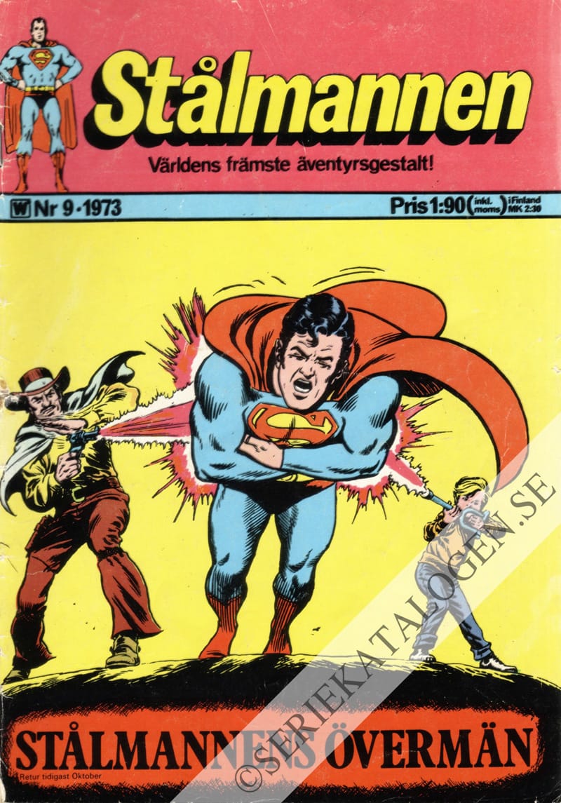 Framsida på Stålmannen #9 (1973)
