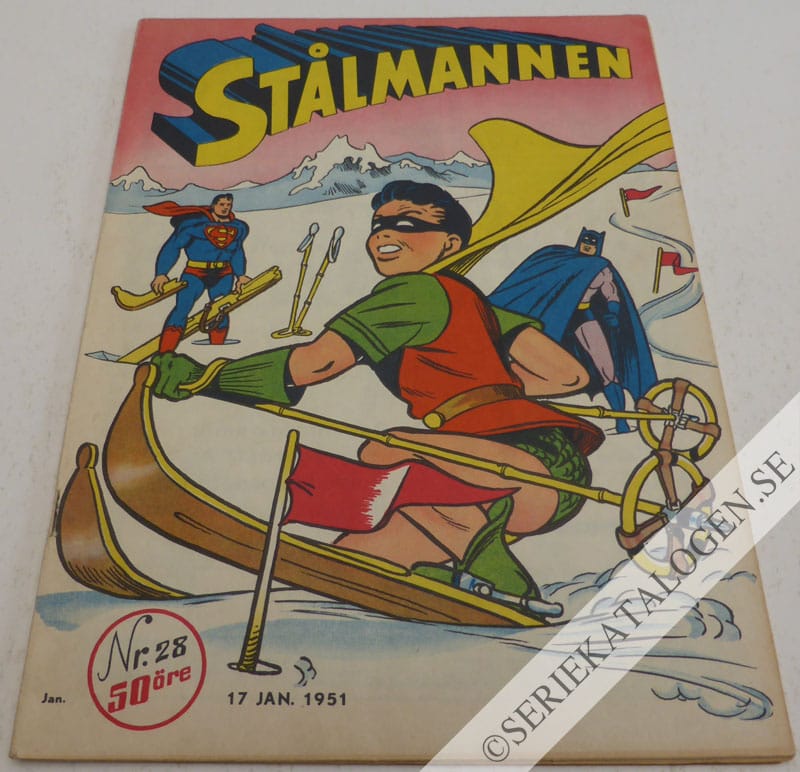 Framsida på Stålmannen #28 (1951)