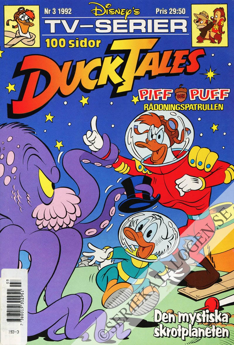 Framsida på Disney's tv-serier #3 (1992)