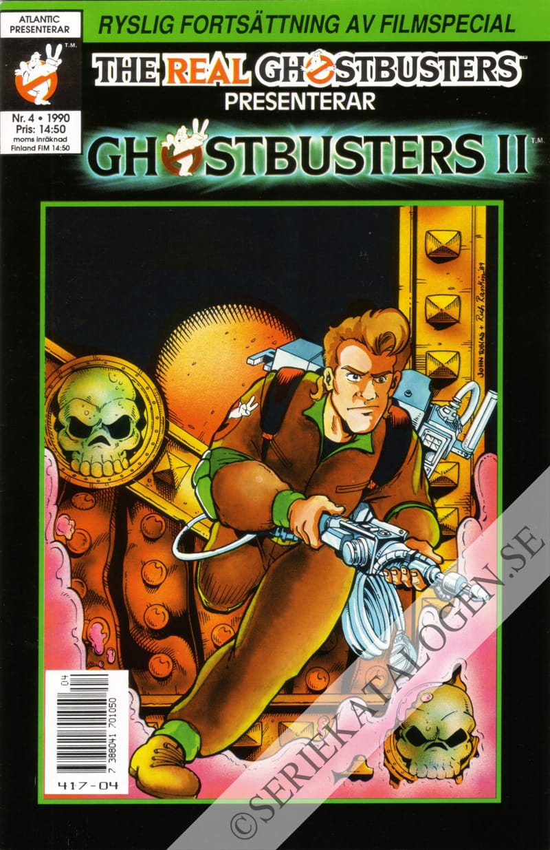 Framsida på The real Ghostbusters #4 (1990)