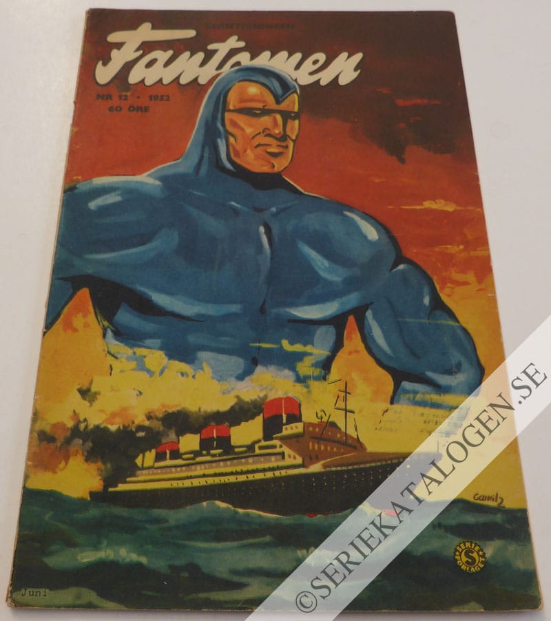 Framsida på Fantomen #12 (1952)