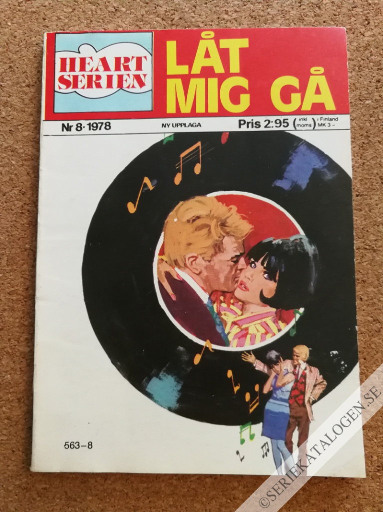 Framsida på Heart-serien Låt mig gå (1978)