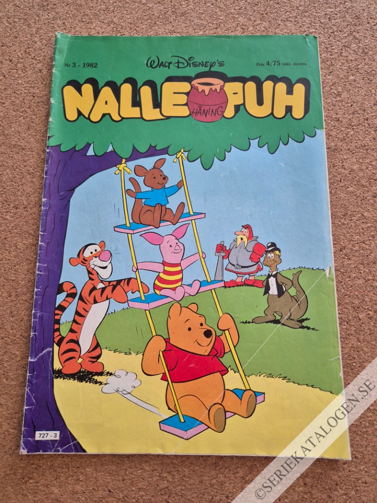 Framsida på Nalle Puh #3 (1982)