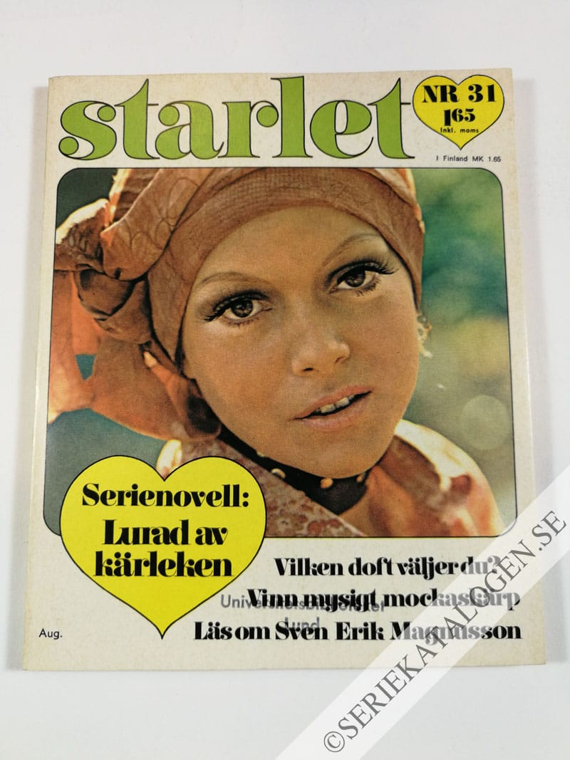 Framsida på Starlet #31 (1971)