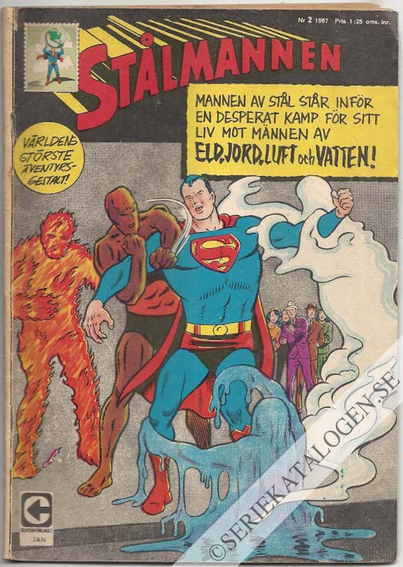Framsida på Stålmannen #2 (1967)