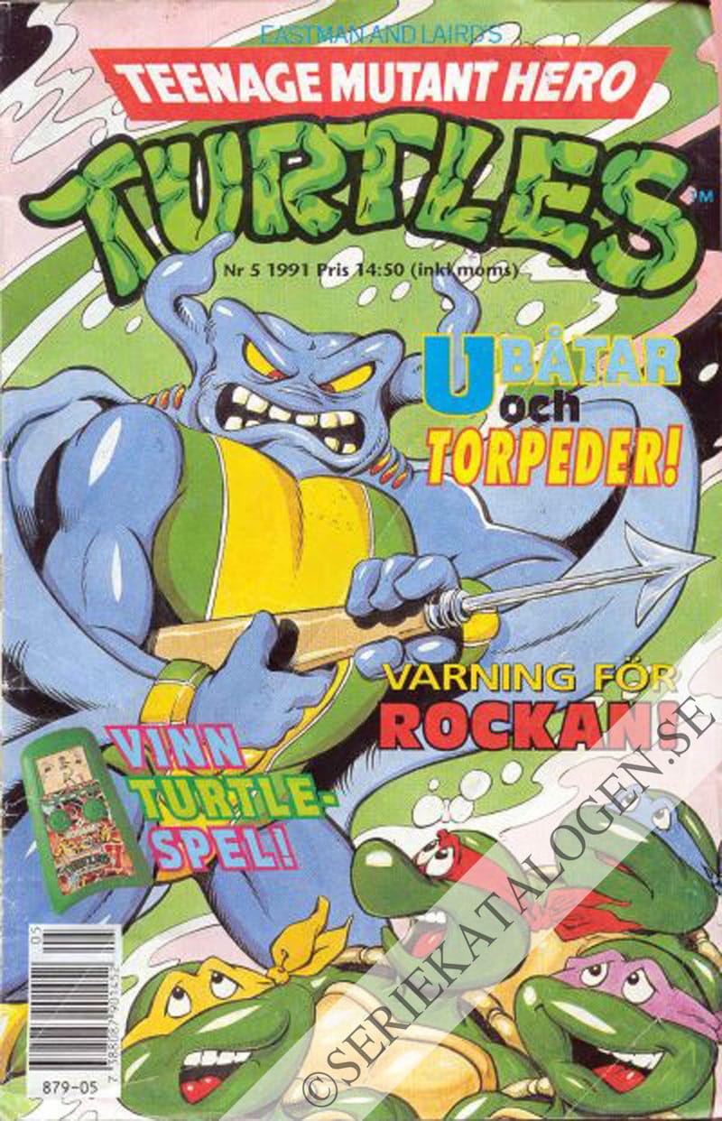 Framsida på Teenage mutant hero turtles #5 (1991)