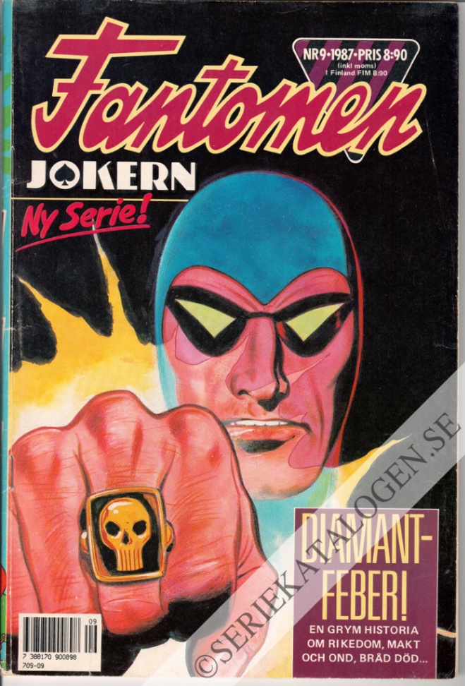 Framsida på Fantomen #9 (1987)