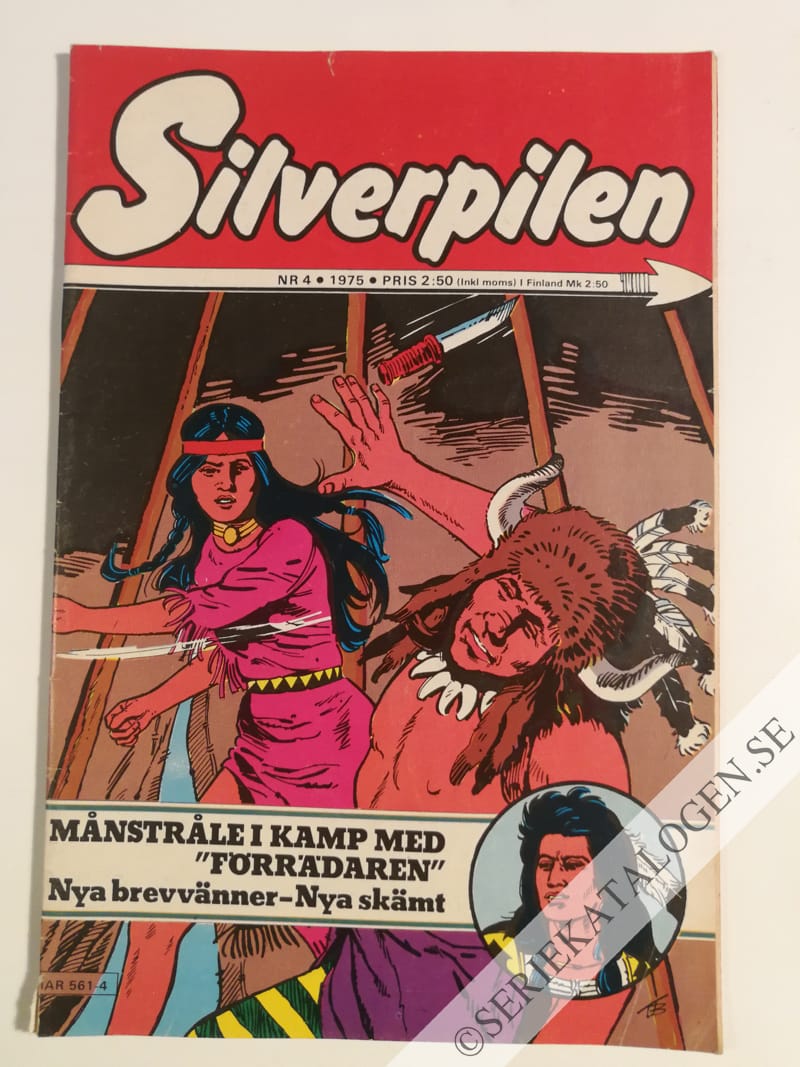 Framsida på Silverpilen #4 (1975)