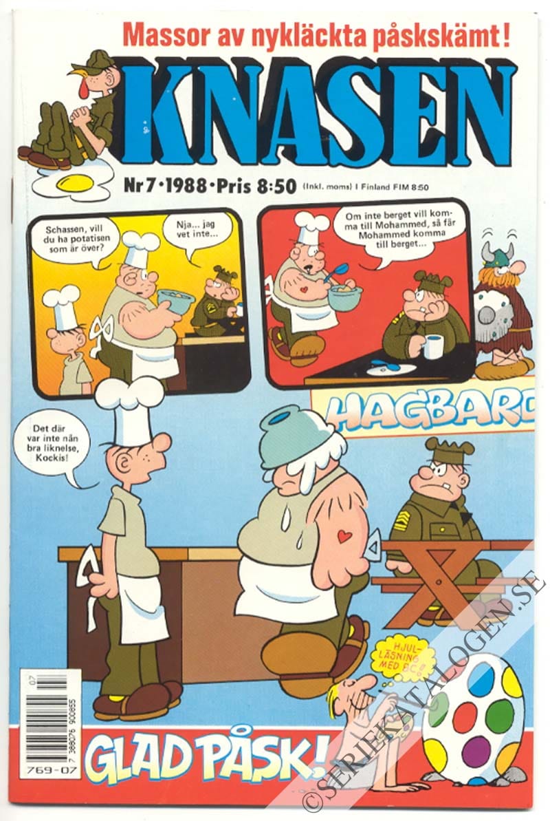 Framsida på Knasen #7 (1988)