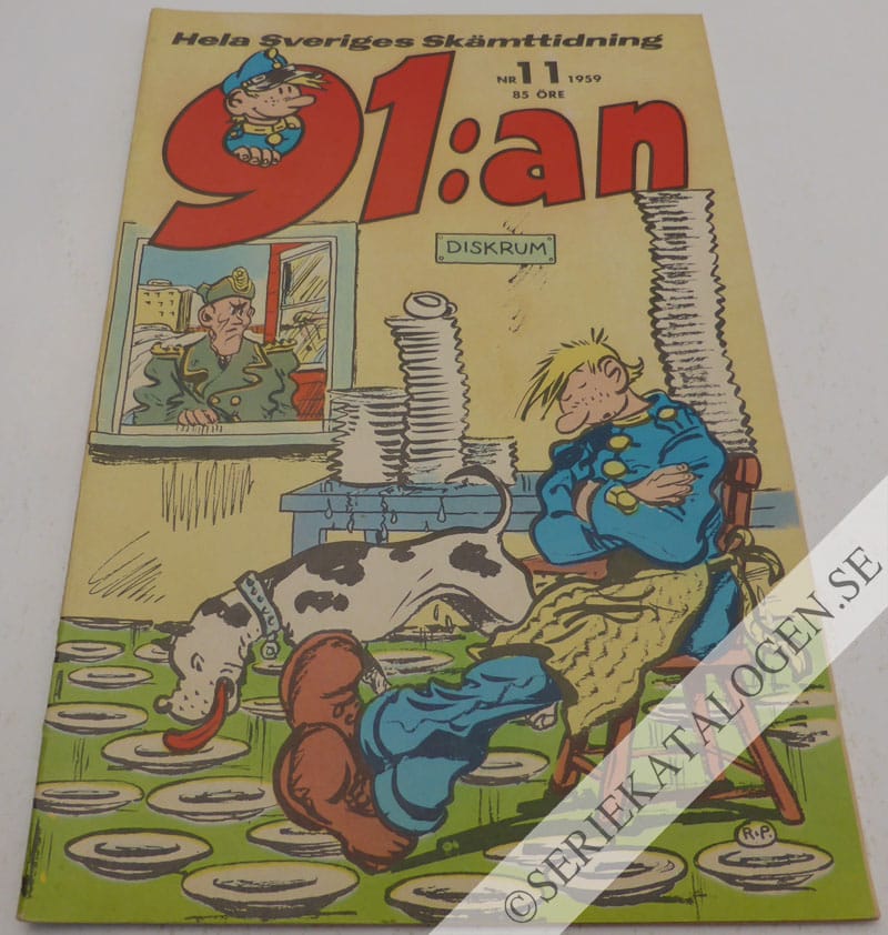 Framsida på 91:an #11 (1959)