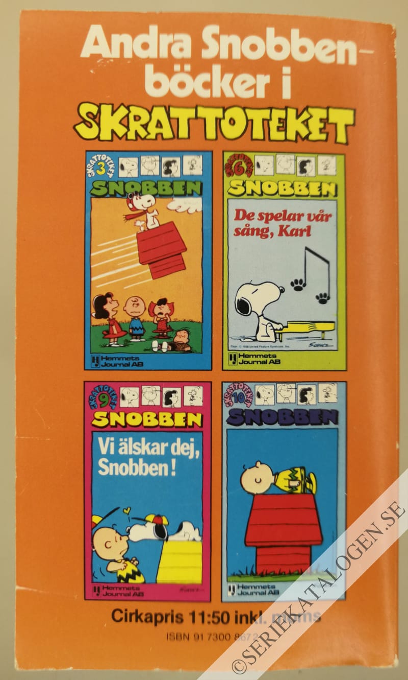 Baksida på Snobben - Mycket ofint på min ära! (1980)