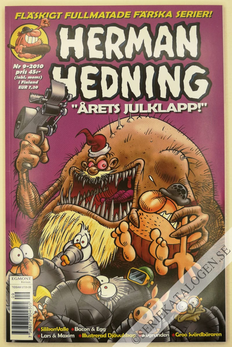 Framsida på Herman Hedning #9 (2010)