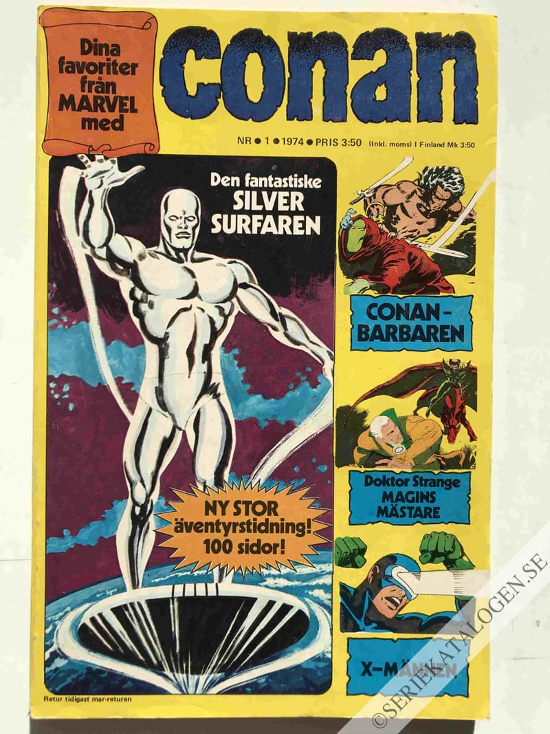 Framsida på Conan #1 (1974)