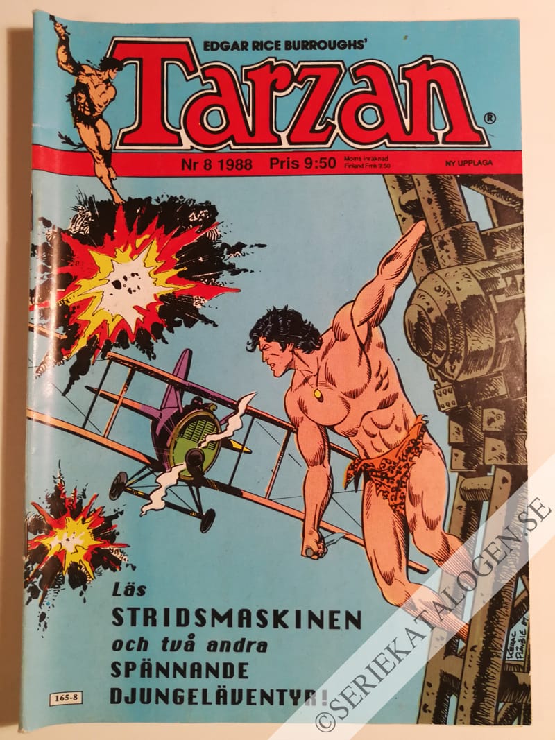 Framsida på Tarzan #8 (1988)