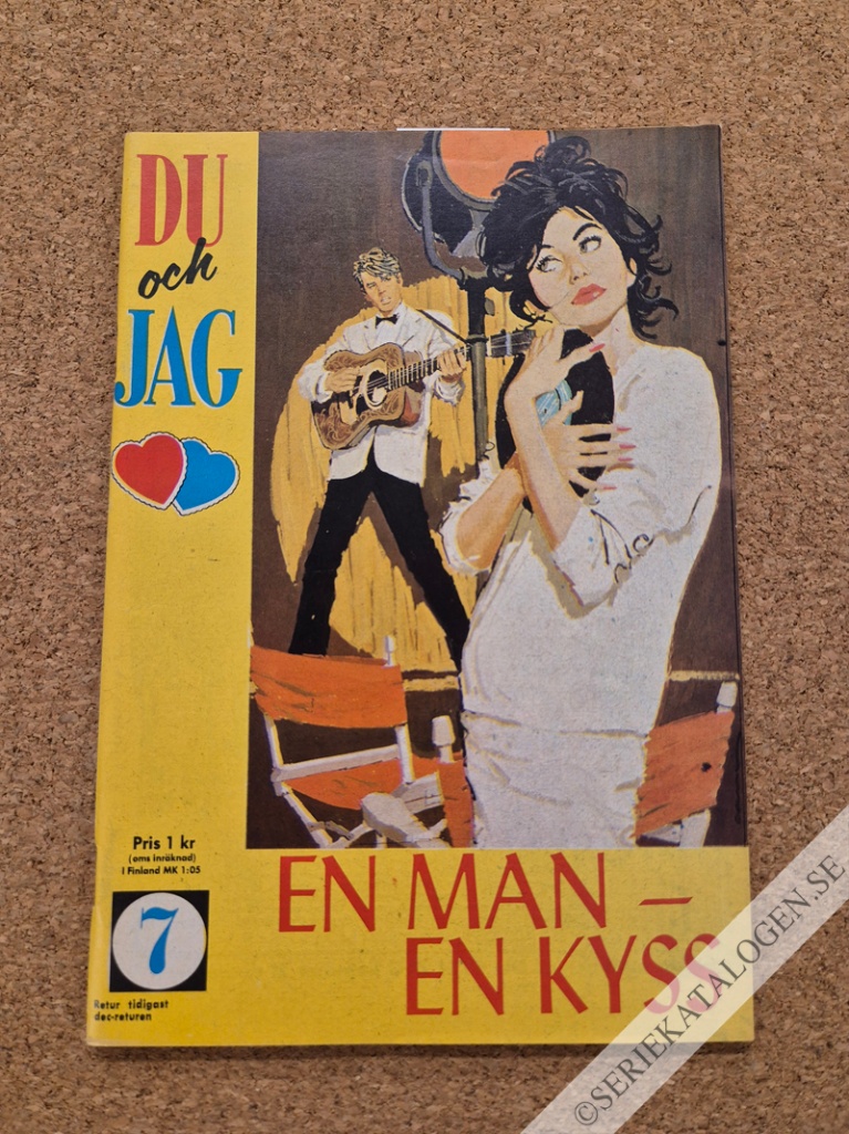 Framsida på Du och jag En man - en kyss (1965)