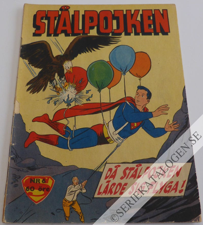 Framsida på Stålpojken #6 (1959)