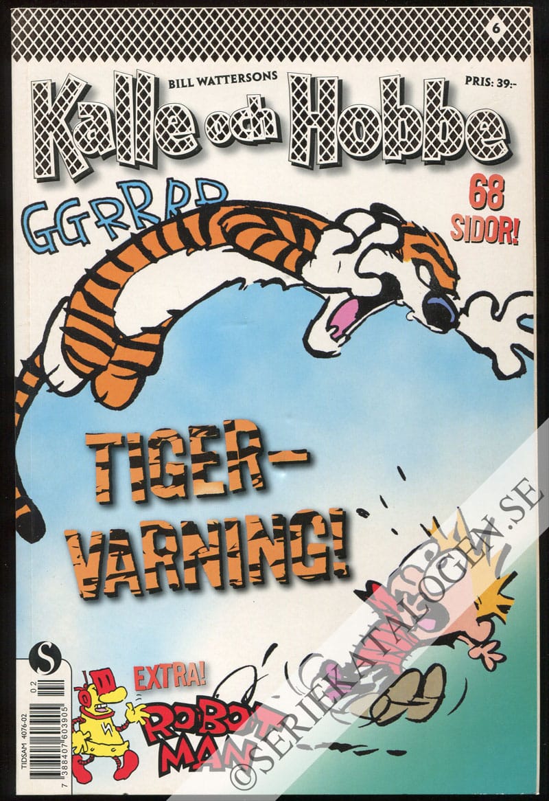 Framsida på Kalle och Hobbe #6 (2006)