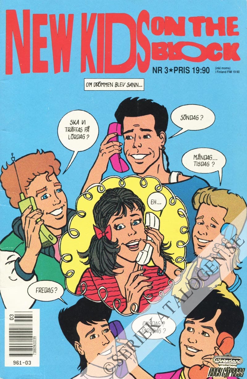 Framsida på New kids on the block #3 (1991)