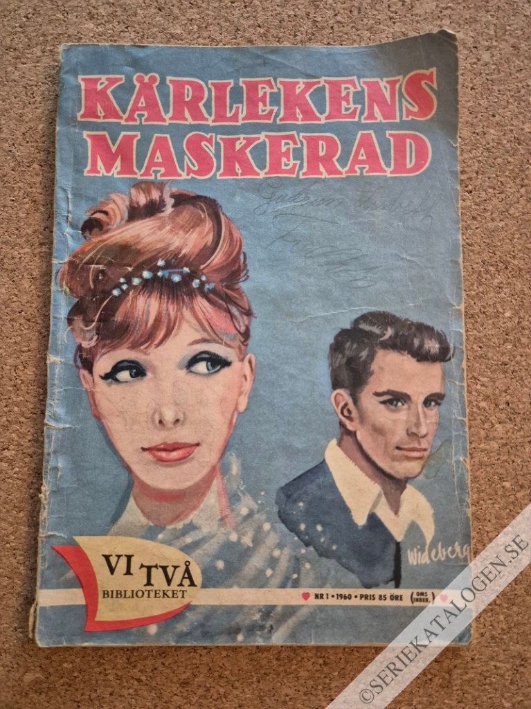Framsida på Kärlekens maskerad (1960)