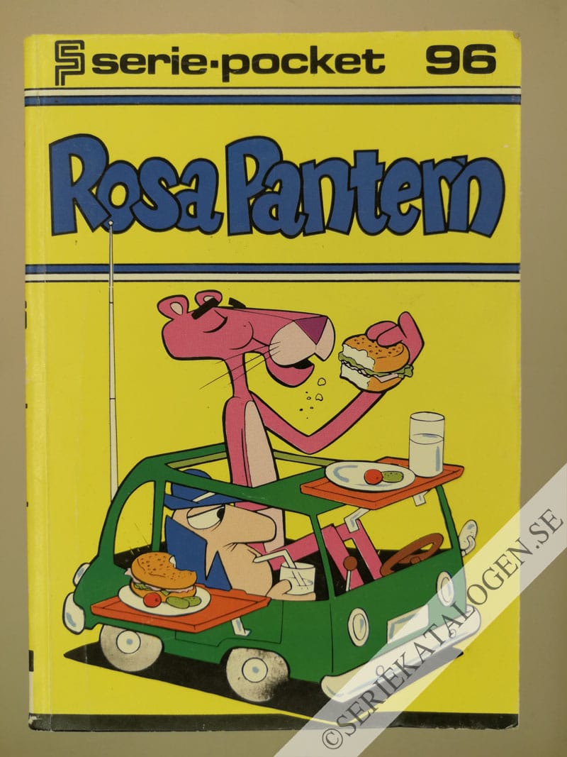 Framsida på Seriepocket #96 - Rosa Pantern (1980)