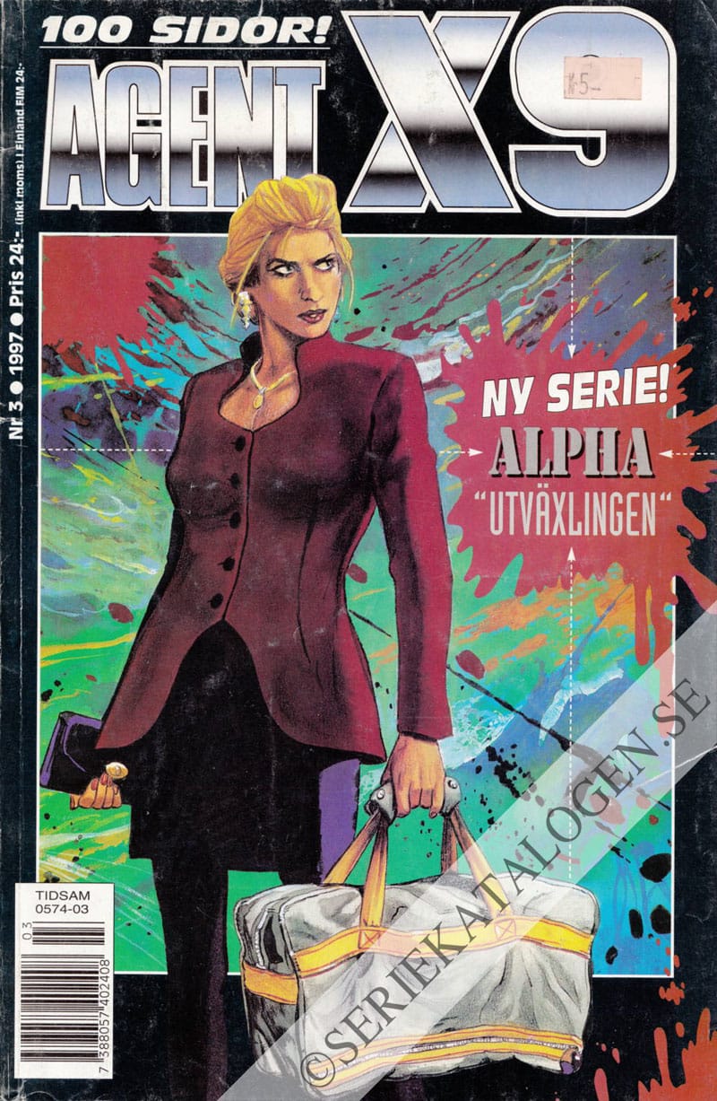 Framsida på Agent X9 #3 (1997)