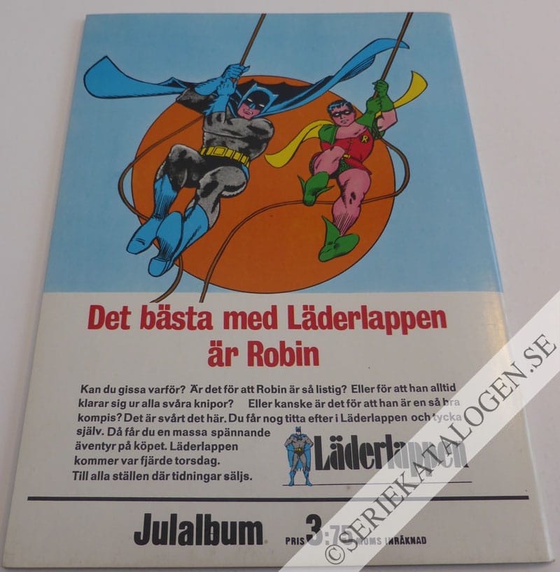 Baksida på Stort julalbum (1970)