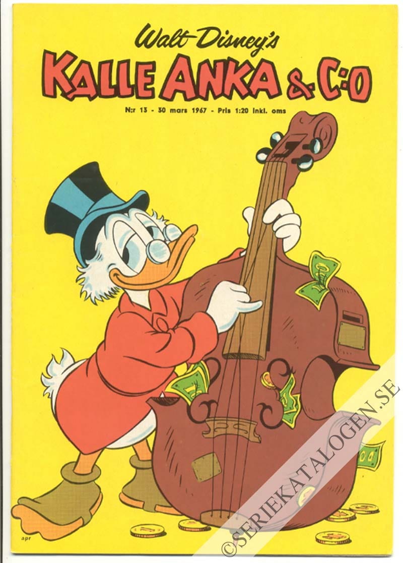 Framsida på Kalle Anka & C:o #13 (1967)