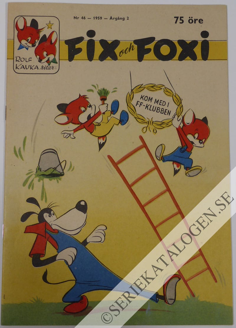 Framsida på Fix och Foxi #46 (1959)