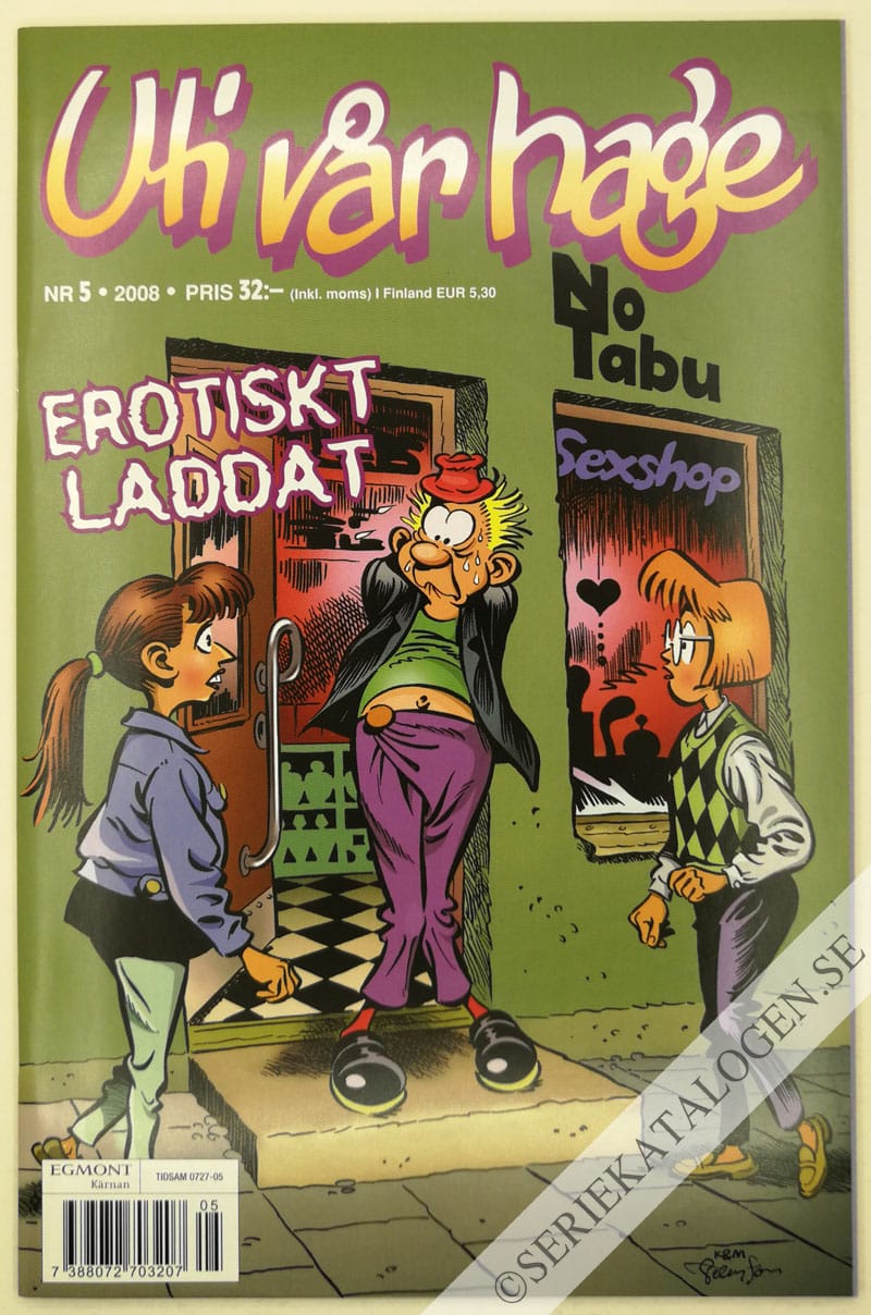 Framsida på Uti vår hage Erotiskt laddat (2008)