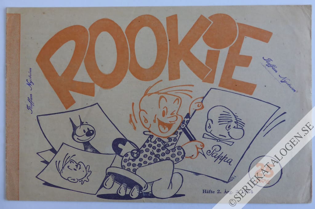 Framsida på Rookie #2 (1954)